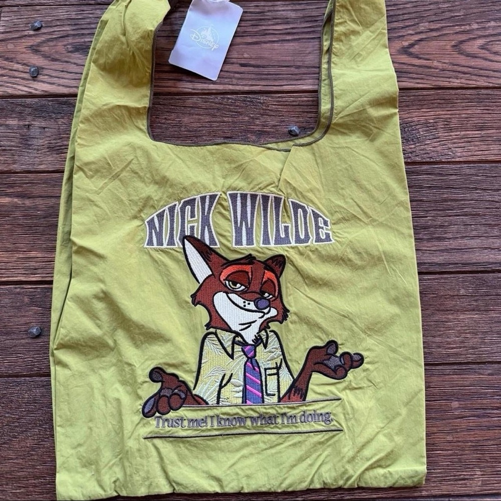 Nick Wilde Zootopia Green Tote Bag from Japan